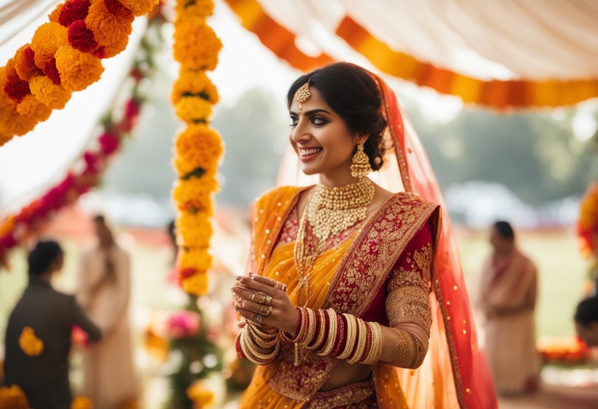 D&eacute;corateur de mariage indien : l&rsquo;art de sublimer une union haute en couleur