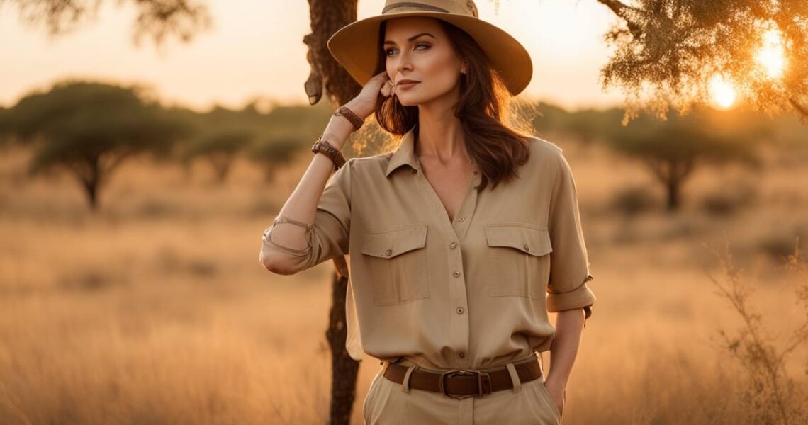 Pantalon de safari pour femme